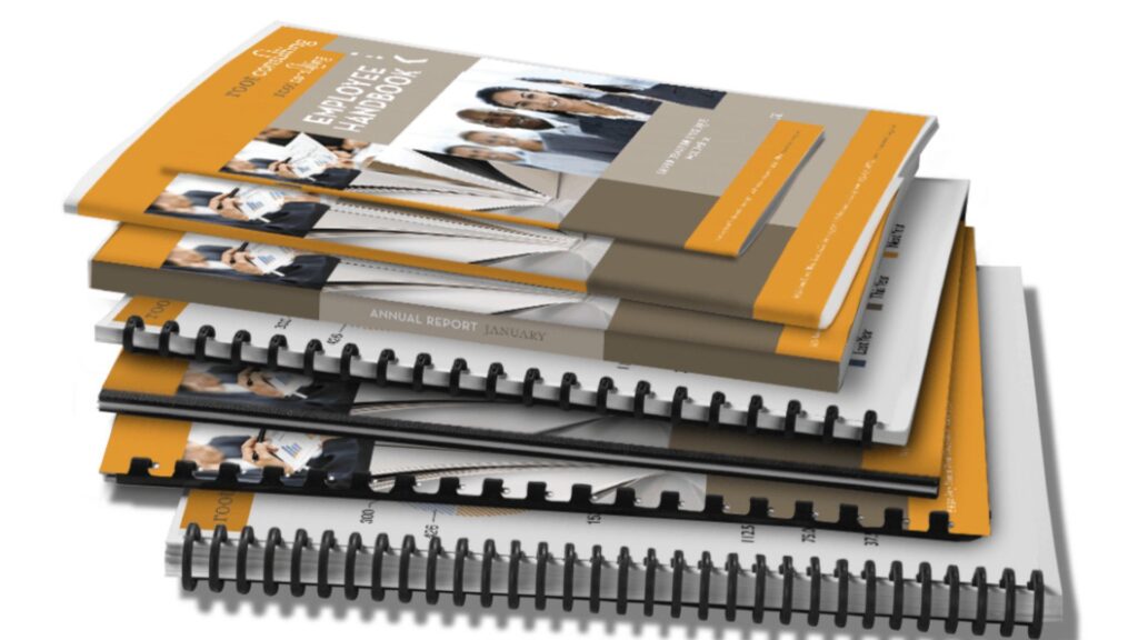 Binding brings order to creative ideas.