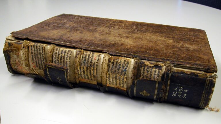 Book binding protects pages and memories