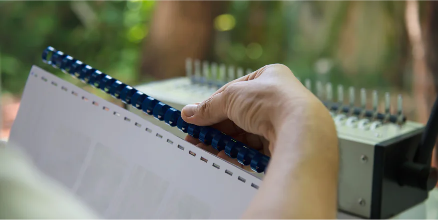 Custom binding turns papers into polished work