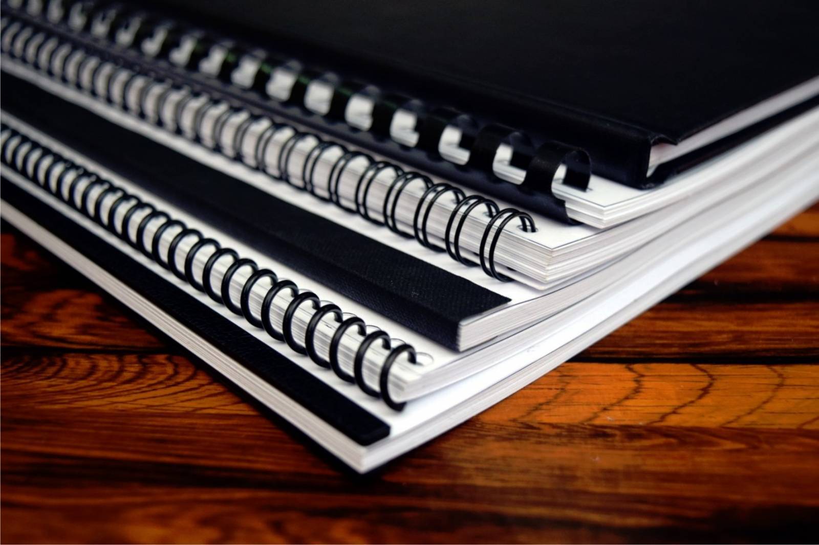 Durable binding keeps projects looking professional