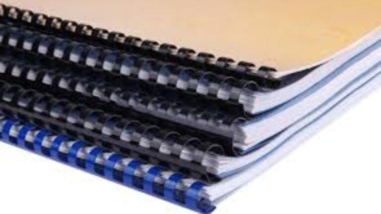 PVC binding is durable and modern.