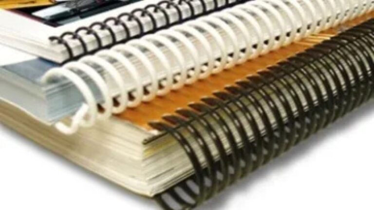 Spiral binding offers flexibility and flair